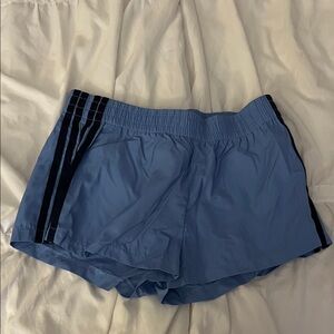 Edikted Light Blue Women's Athletic Shorts